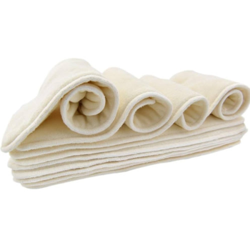 Nora's Nursery Baby Cloth Pocket Diapers Inserts 10 Pack