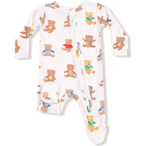 2 Way Zipper Footie Teddy Bear Collection - Angel Dear | Maisonette