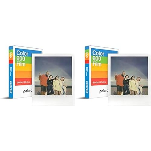 Polaroid Color Film for 600 (8 Photos) (6002) (Pack of 2)