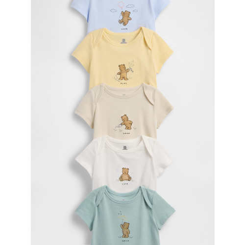 Baby First Favorites Organic Cotton Bodysuit (5-Pack) | Gap