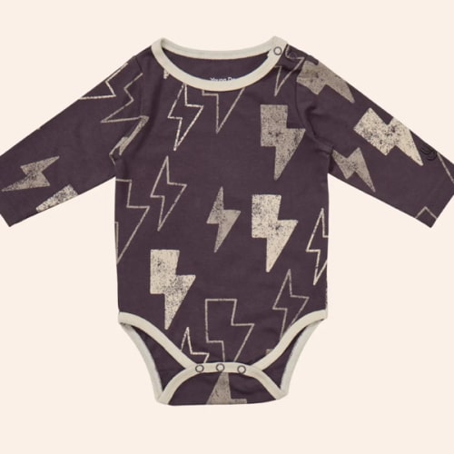 Printed Longsleeve Onesie – Young Days