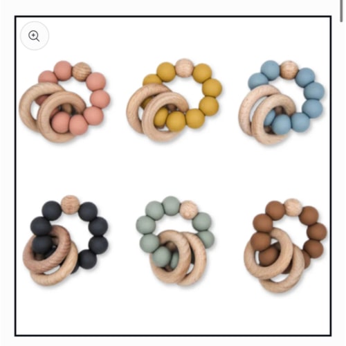 Beaded Teething Ring – Cowkid Clothing Company