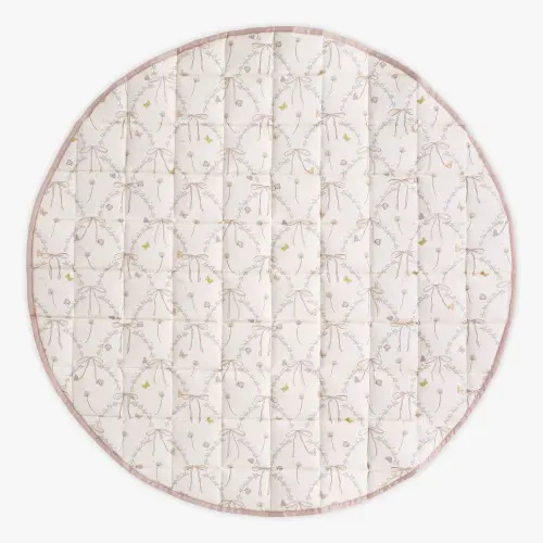 Bows & Butterfly Kisses Play Mat - Pink