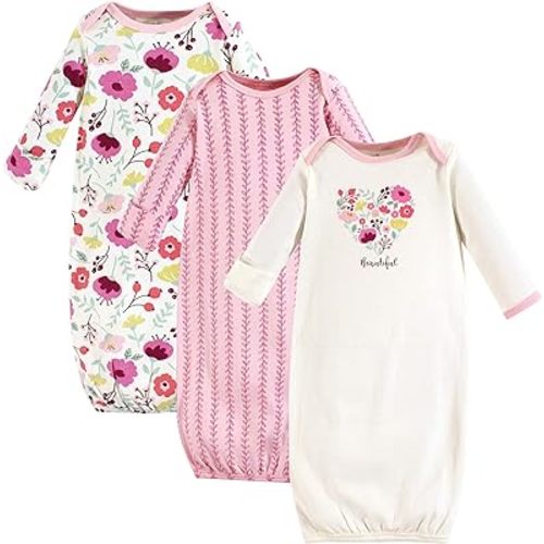 Touched by Nature Unisex Baby Organic Cotton Gowns