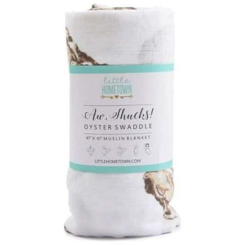AW, SHUCKS! Oyster Muslin Swaddle