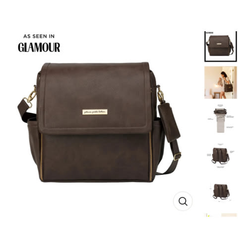 Boxy Backpack in Saddle