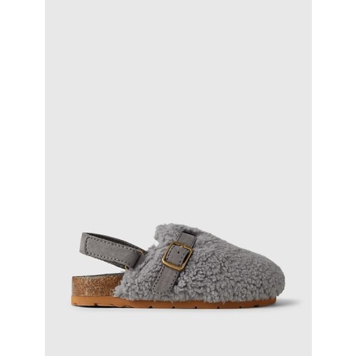 babyGap Sherpa Clogs in grey