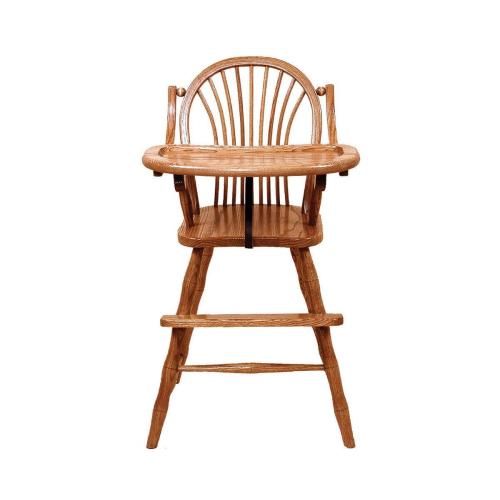 Amish Bow Sheaf Highchair – The Amish House