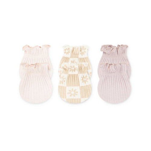 Baby Girls' Warmth Mittens, 3-Pack Set