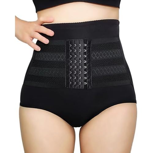 Miajiins High Waisted Postpartum Compression Briefs Tummy Control Shorts C Section Recovery Shapewear