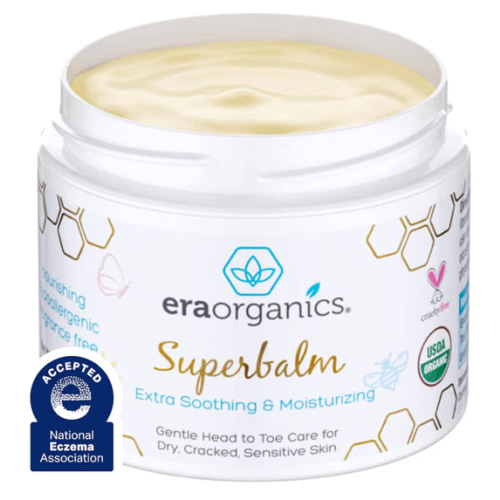 Era Organics Healing Ointment for Babies - USDA Certified Organic Natural Moisturizer Gentle on Sensitive Skin Prone To Baby Eczema, Cradle Cap (Infant Seborrheic Dermatitis), Rashes, Hives and More