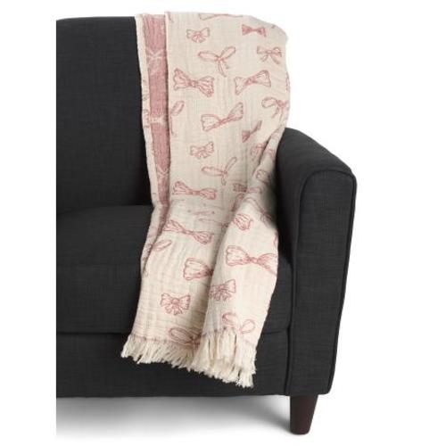 Made In Portugal Bow Mallow Throw | Home | TJ Maxx