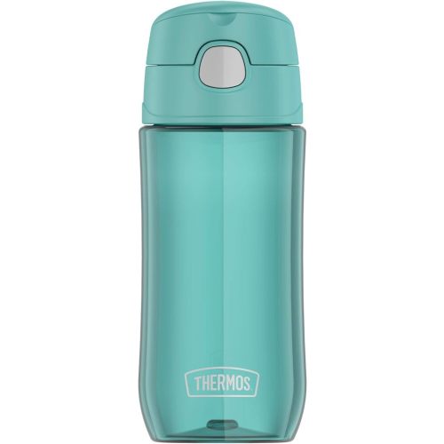 THERMOS FUNTAINER 16 Ounce Plastic Hydration Bottle with Spout, Aqua