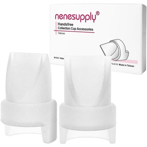 Nenesupply Valves 2pc for Handsfree Wearable Collection Cups. 1st Version Old Version Valves. Work with Nenesupply Handsfree Wearable Collection Cups Only. Made of Food Grade Material Handfree Pumping