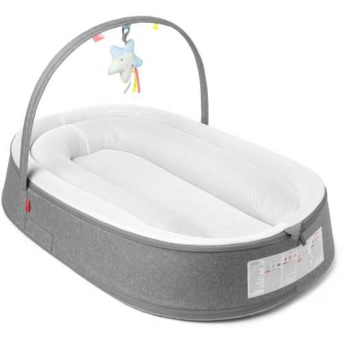 Skip Hop Playful Retreat Baby Nest - Grey Melange