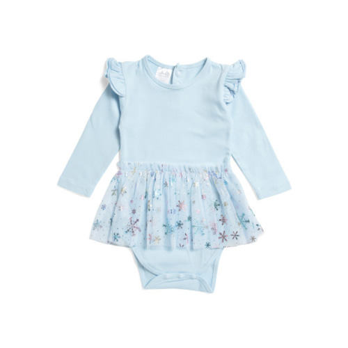 Infant Snow Princess Iridescent Long Sleeve Tutu Bodysuit | Kids & Baby | T.J.Maxx