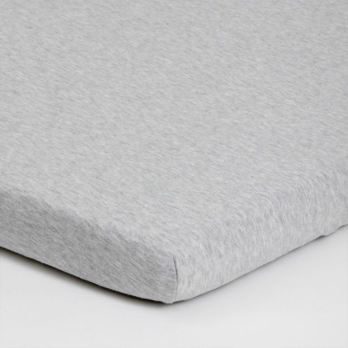4baby Jersey Bassinet Fitted Sheet 2 Pack Grey Marle