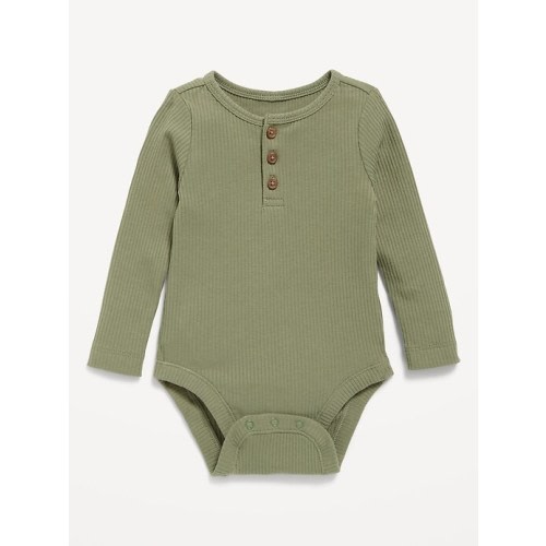 Unisex Long-Sleeve Ribbed Bodysuit for Baby | Old Navy