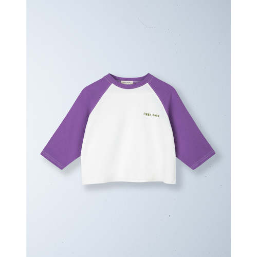 echo long sleeve tee | violet