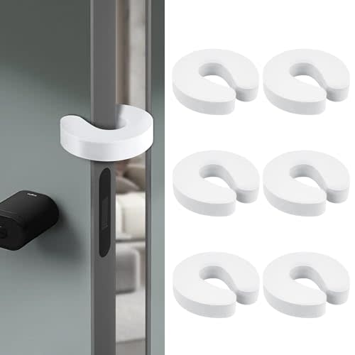 6 Pack Door Finger Pinch Guard, Anti Door Slam Stopper, Cat Toddler Door Stopper, Foam Baby Child Proof Door Stopper, Baby Proofing Doors to Keep Door Open Stop Door from Slamming