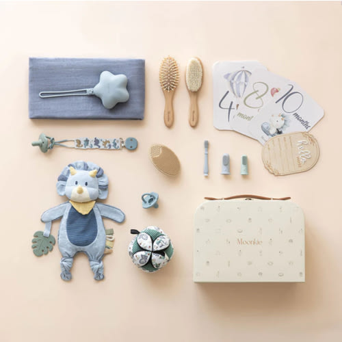 Newborn Baby Boy Gift Set – Complete Essentials with Montessori Touch | Moonkie