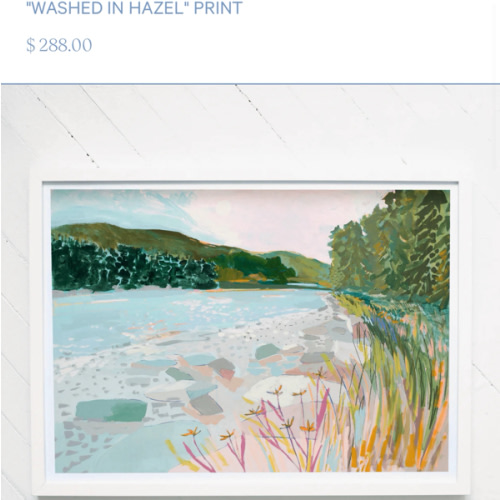 "Washed in Hazel" Print - Blakely Made
