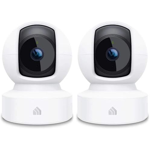 Tapo Kasa 1080p Indoor Pan/Tilt Wired Security Camera - Works as a Baby & Pet Monitor, Motion Detection & Tracking, 2-Way Audio, Night Vision, Subscription-Free Local Storage or Optional Cloud, EC70