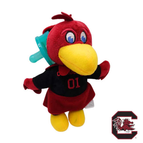 South Carolina "Cocky" Plush Pacifier