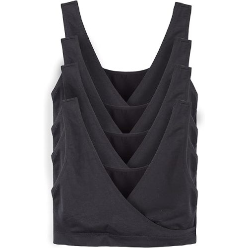 Caramel Cantina 4 Pack Nursing Maternity Women’s Sleep Comfort Bralette Bra