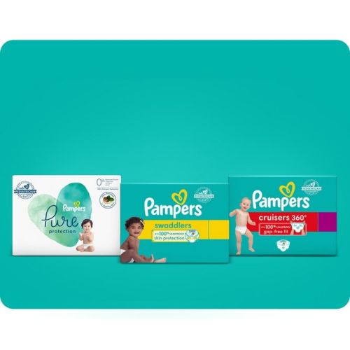 Pampers products at Target