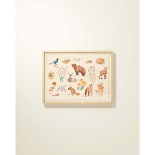 Yosemite Guidebook Framed Wall Art