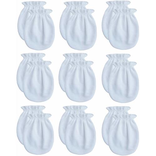 Newborn Baby Cotton Gloves No Scratch Mittens For 0-6 Months Boys Girls