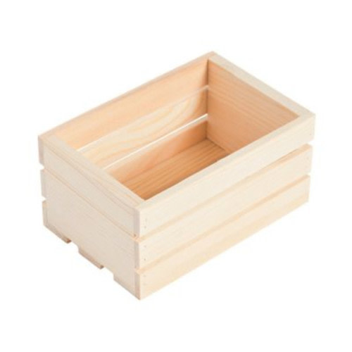 Unfinished Wood Mini Crates