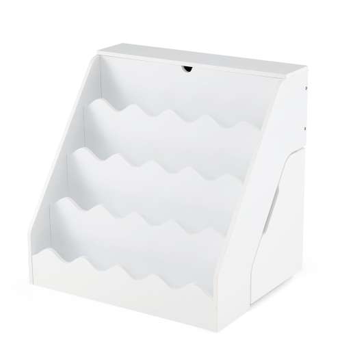 Costway Kids’ Bookshelf & Toy Storage Organizer with Rolling Drawer