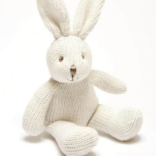 Knitted Bunny Rattle