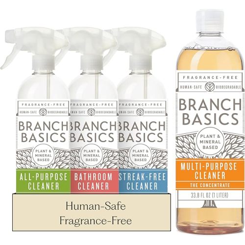 Branch Basics Surface Cleaning Kit: 33.8 oz Concentrate, Refillable Bottles
