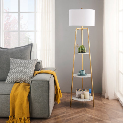 Mercer41 Snowhill 59" Column Floor Lamp & Reviews | Wayfair