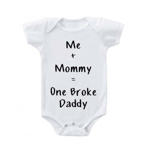 Gubotare Cute Bodysuit for Girls Girl Romper Baby Girls Short Sleeve Bodysuit Toddler Girl Jumpsuit,12M White