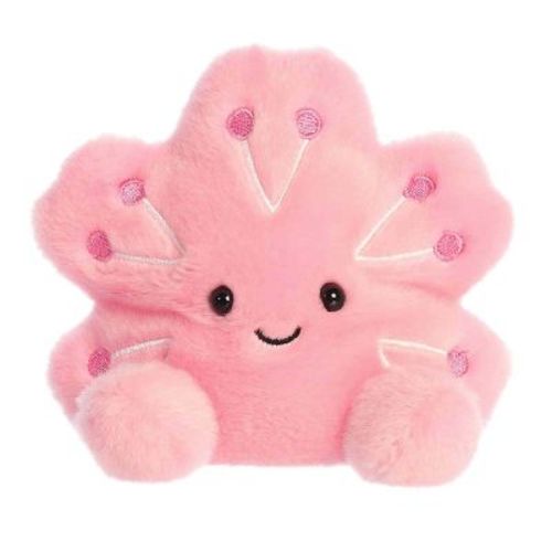 Aurora Mini Hana Cherry Blossom Palm Pals Adorable Stuffed Animal Pink 5"