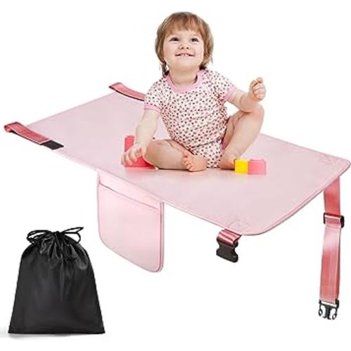 Toddler Airplane Bed, Kids Airplane Seat Extender Travel, Kids Airplane Travel Essentials, Must Have for Toddlers, Portable Plane Bed for Flights