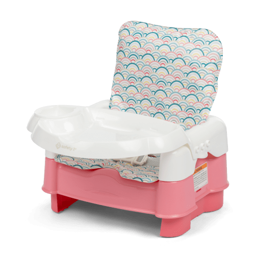 Deluxe 5-in-1 Sit, Snack & Go Convertible Booster Seat - Rainbow Arcs