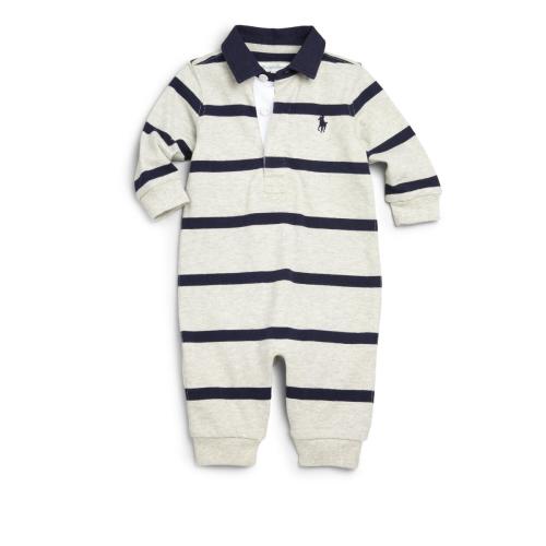 Polo Ralph Lauren Baby Boy's Cotton Rugby Coverall | Saks Fifth Avenue