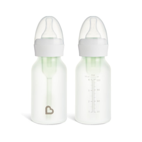Bond® Silicone Glass Bottle 4oz or 8oz, 2pk | Munchkin