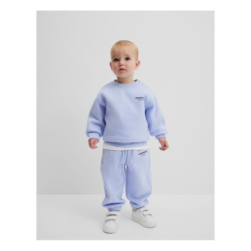 Australian Cotton Modern Track Pant in Bluebell