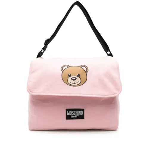 Moschino Kids Teddy bear-print Diaper Bag | Pink | FARFETCH