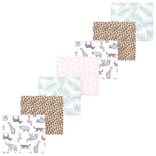 Luvable Friends Little Treasure Flannel Receiving Blankets 7pk