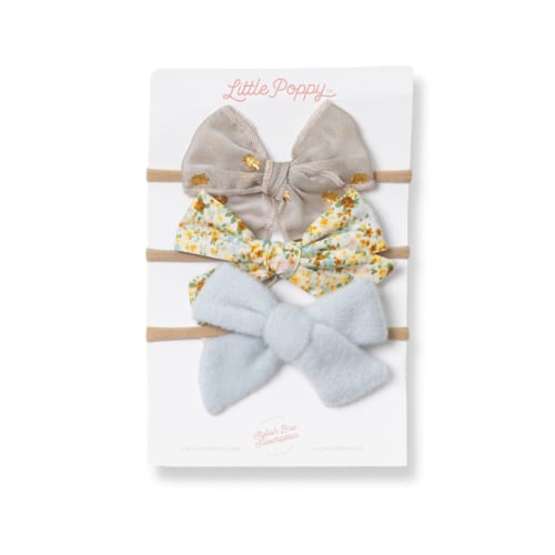 The Natasha Headband Bow Set – Little Poppy Co.