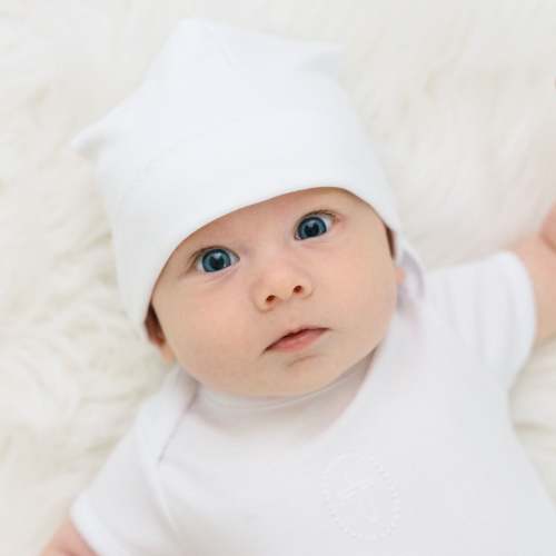 Magnolia Baby Girl Magnolia Baby Boy Solid Essentials White Hat