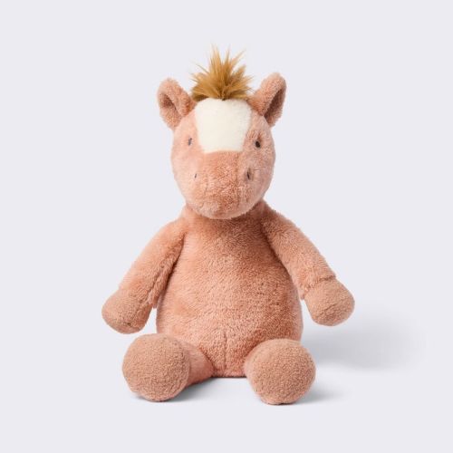 Horse Plush Stuffed Animal - Brown - Cloud Island™: Farm Animals Theme, 10" Height