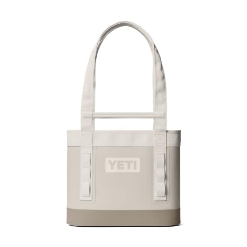 YETI Camino 12L Zip Carryall Tote Bag, Cape Taupe | Waterproof, Ultra-Durable, Easy-to-Clean Everyday Tote, Small Tablet Sleeve, Interior Zip Pocket with Bottle Compartment